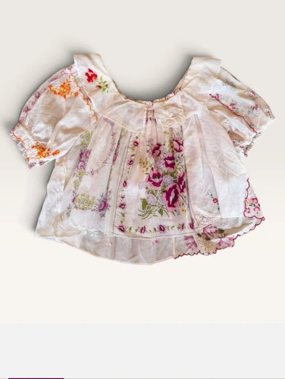 ANTHROPOLOGIE Puff Sleeve Collared  French Counyry Top RARE Blogger Fave NWT